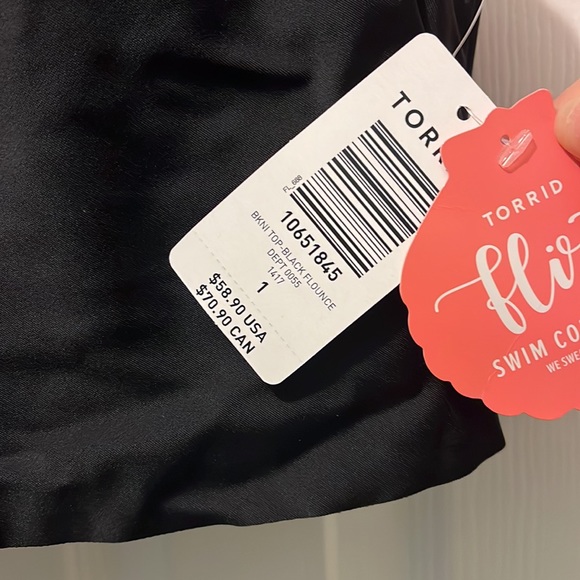 Torrid Ruffle Swim Top - Picture 3 of 5